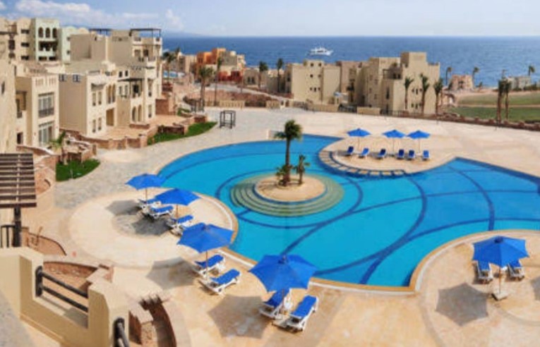 2-ložnicový apartmán s panoramatickým výhledem na moře-Hurghada-Egypt